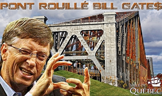 Pont rouillé Bill Gates